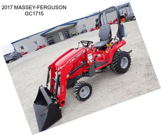 2017 MASSEY-FERGUSON GC1715