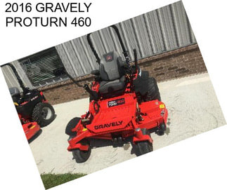 2016 GRAVELY PROTURN 460