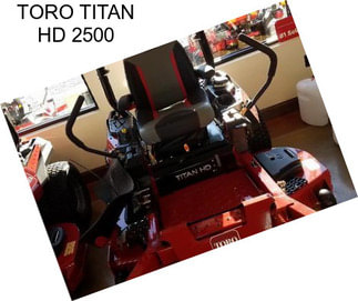 TORO TITAN HD 2500