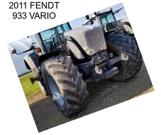 2011 FENDT 933 VARIO