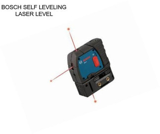 BOSCH SELF LEVELING LASER LEVEL