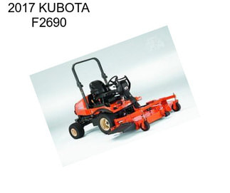 2017 KUBOTA F2690