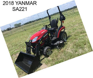 2018 YANMAR SA221