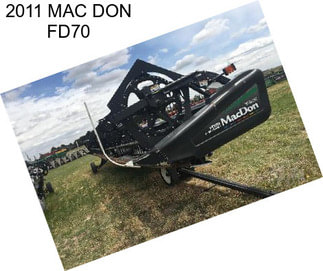 2011 MAC DON FD70