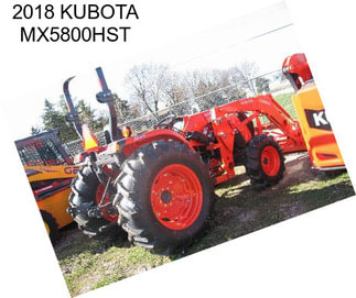 2018 KUBOTA MX5800HST