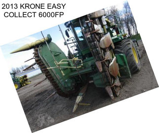 2013 KRONE EASY COLLECT 6000FP