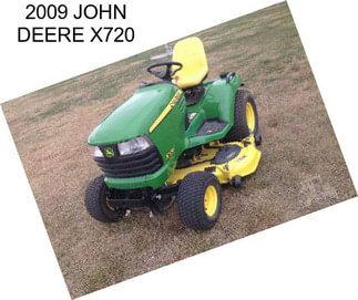 2009 JOHN DEERE X720