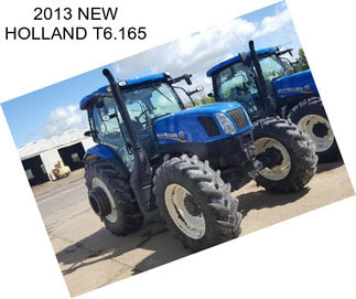 2013 NEW HOLLAND T6.165