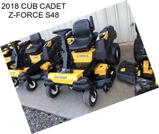 2018 CUB CADET Z-FORCE S48