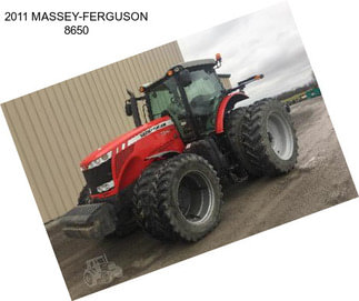 2011 MASSEY-FERGUSON 8650