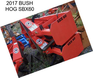 2017 BUSH HOG SBX60