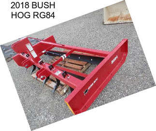 2018 BUSH HOG RG84