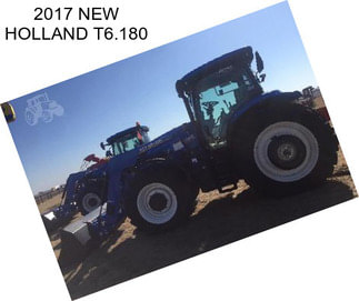 2017 NEW HOLLAND T6.180