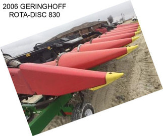 2006 GERINGHOFF ROTA-DISC 830