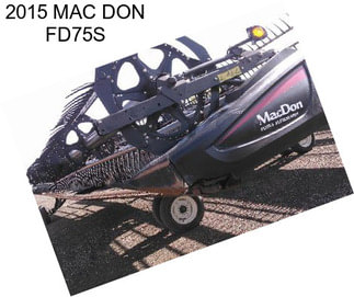 2015 MAC DON FD75S