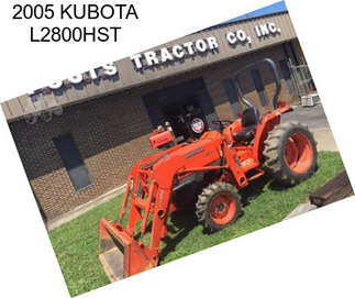 2005 KUBOTA L2800HST