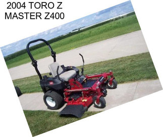 2004 TORO Z MASTER Z400