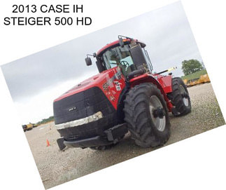 2013 CASE IH STEIGER 500 HD