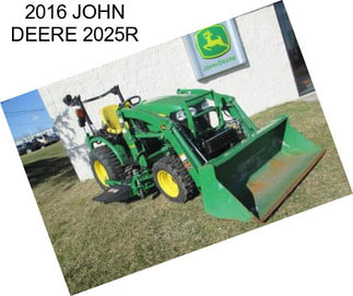 2016 JOHN DEERE 2025R