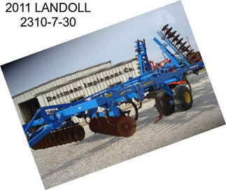 2011 LANDOLL 2310-7-30