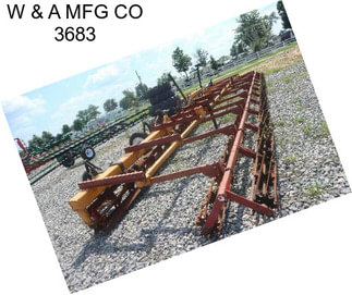 W & A MFG CO 3683