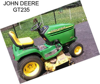 JOHN DEERE GT235