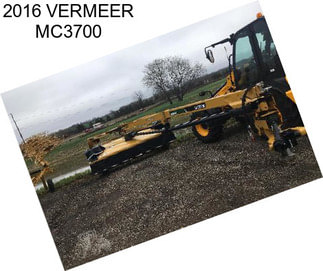 2016 VERMEER MC3700