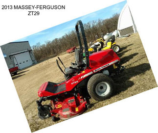 2013 MASSEY-FERGUSON ZT29