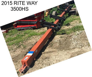 2015 RITE WAY 3500HS