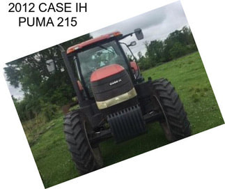 2012 CASE IH PUMA 215