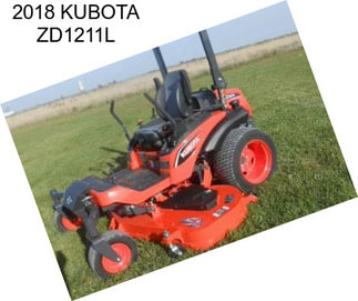 2018 KUBOTA ZD1211L