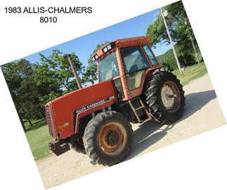 1983 ALLIS-CHALMERS 8010