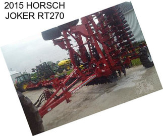 2015 HORSCH JOKER RT270