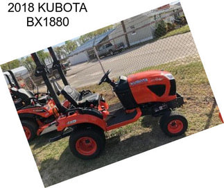 2018 KUBOTA BX1880