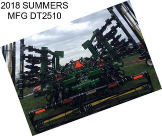 2018 SUMMERS MFG DT2510