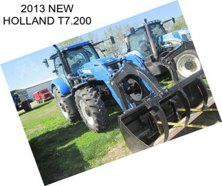 2013 NEW HOLLAND T7.200