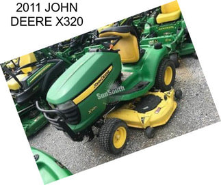 2011 JOHN DEERE X320