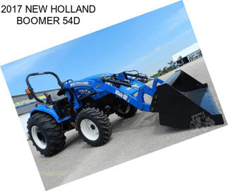 2017 NEW HOLLAND BOOMER 54D