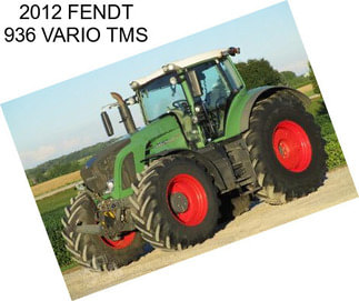 2012 FENDT 936 VARIO TMS