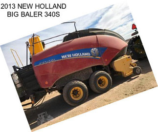 2013 NEW HOLLAND BIG BALER 340S