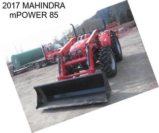 2017 MAHINDRA mPOWER 85