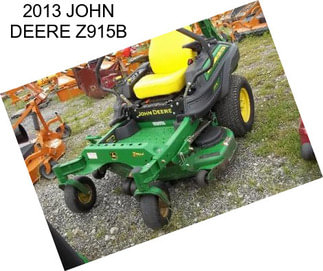 2013 JOHN DEERE Z915B