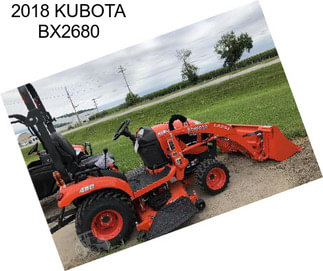 2018 KUBOTA BX2680