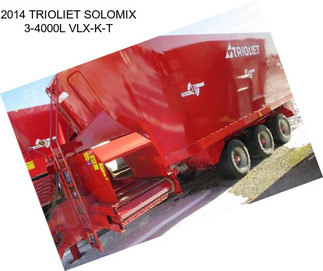 2014 TRIOLIET SOLOMIX 3-4000L VLX-K-T