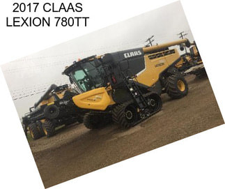 2017 CLAAS LEXION 780TT