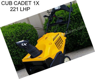 CUB CADET 1X 221 LHP