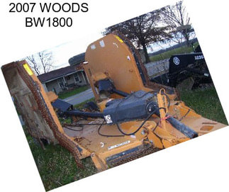 2007 WOODS BW1800