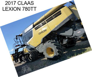 2017 CLAAS LEXION 780TT