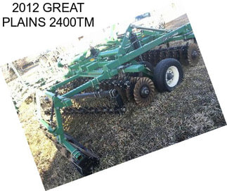 2012 GREAT PLAINS 2400TM