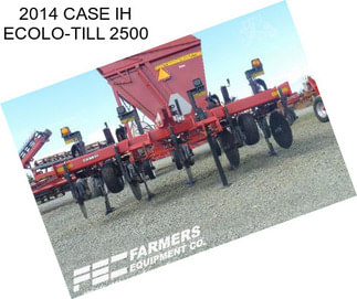 2014 CASE IH ECOLO-TILL 2500